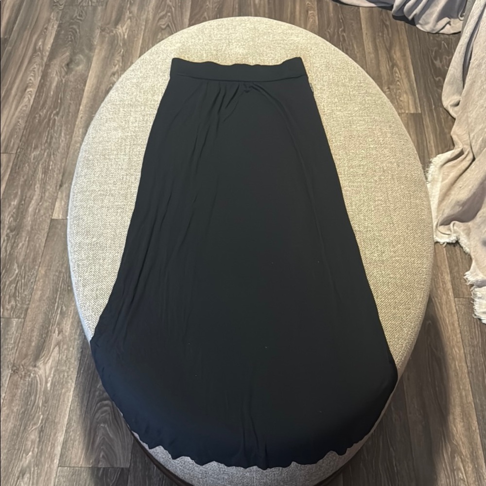 Elegant Black Maxi Skirt